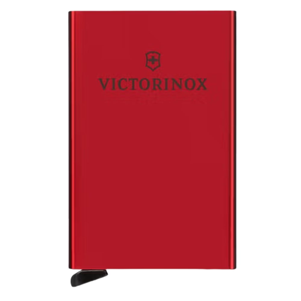 Tarjetero Victorinox 612676 Metalico Protección Rfid Rojo
