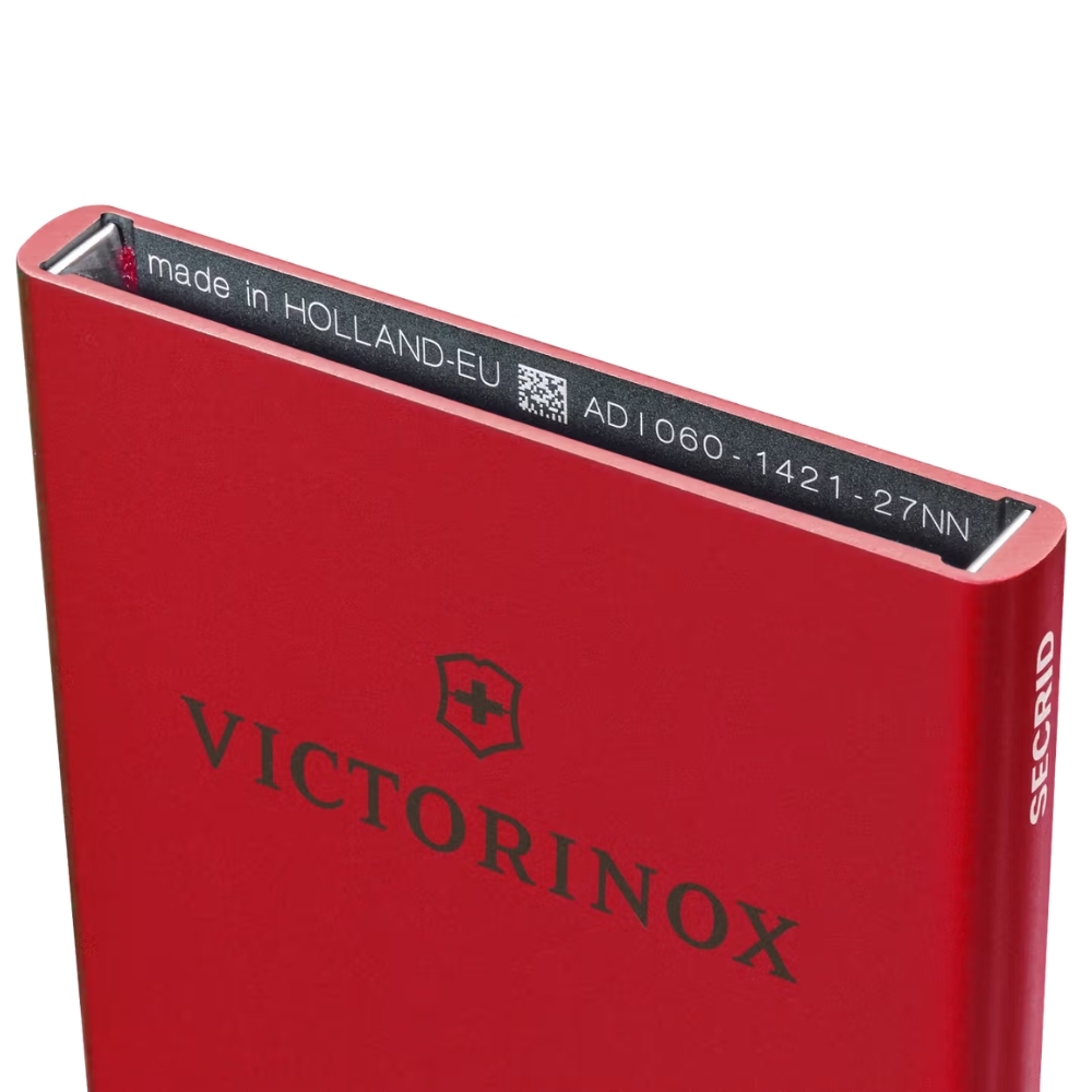 Tarjetero Victorinox 612676 Metalico Protecc. Rfid Rojo