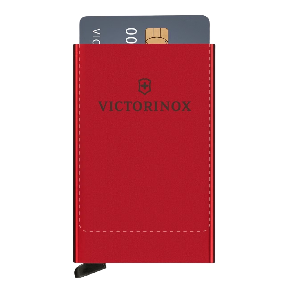 Tarjetero Victorinox 612676 Metalico Protecc. Rfid Rojo