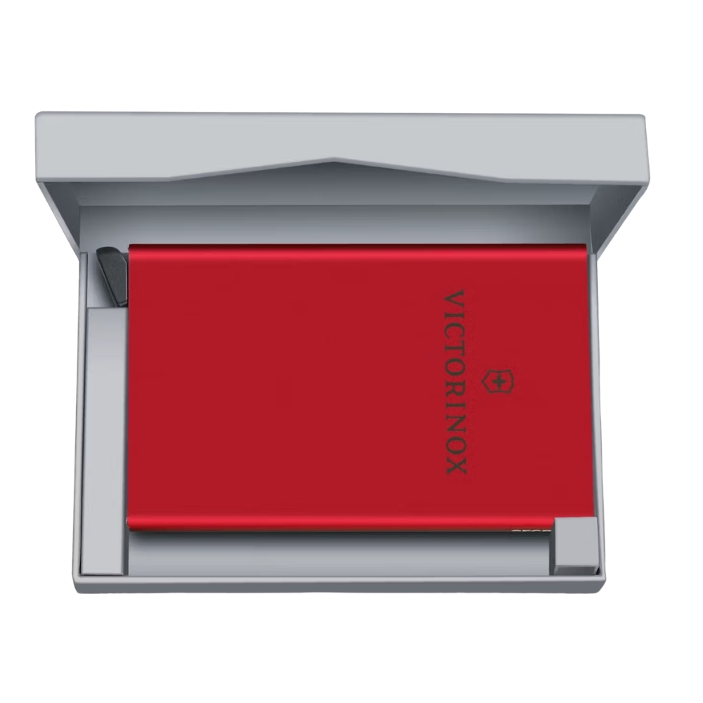 Tarjetero Victorinox 612676 Metalico Protecc. Rfid Rojo