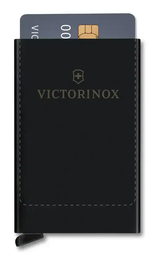 TARJETERO VICTORINOX 612677 METALICO PROTECC. RFID NEGRO