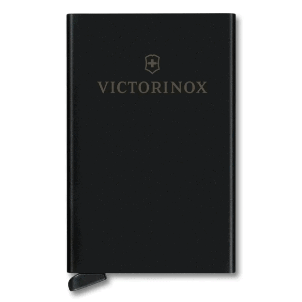 TARJETERO VICTORINOX 612677 METALICO PROTECC. RFID NEGRO