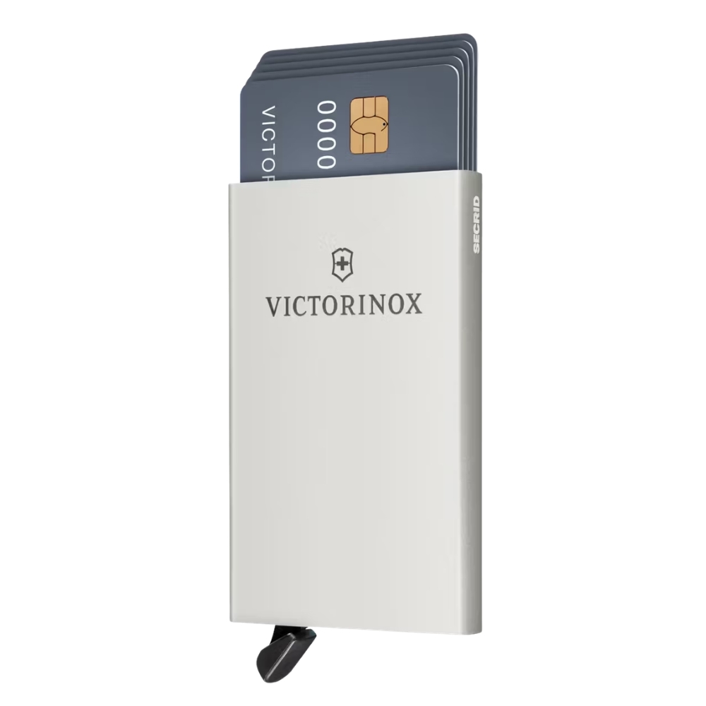 612678_5 Tarjetero Victorinox 612678 Metalico Protección Rfid Plateado