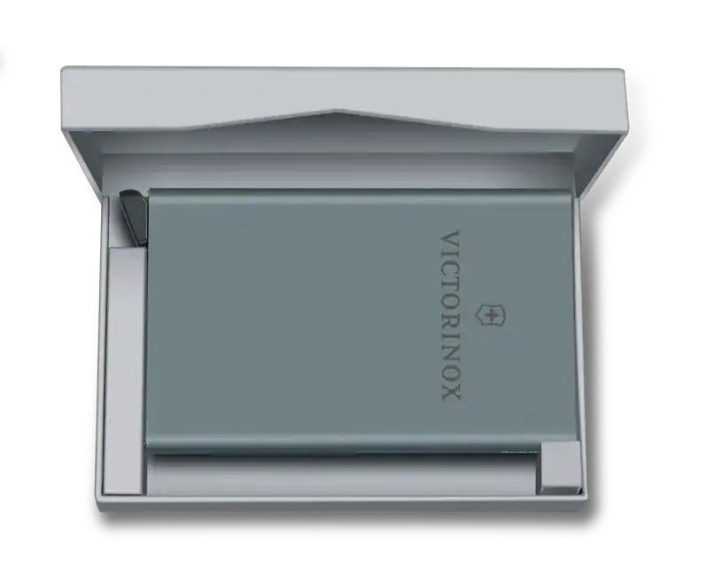 TARJETERO VICTORINOX 612679 METALICO PROTECC. RFID GRIS