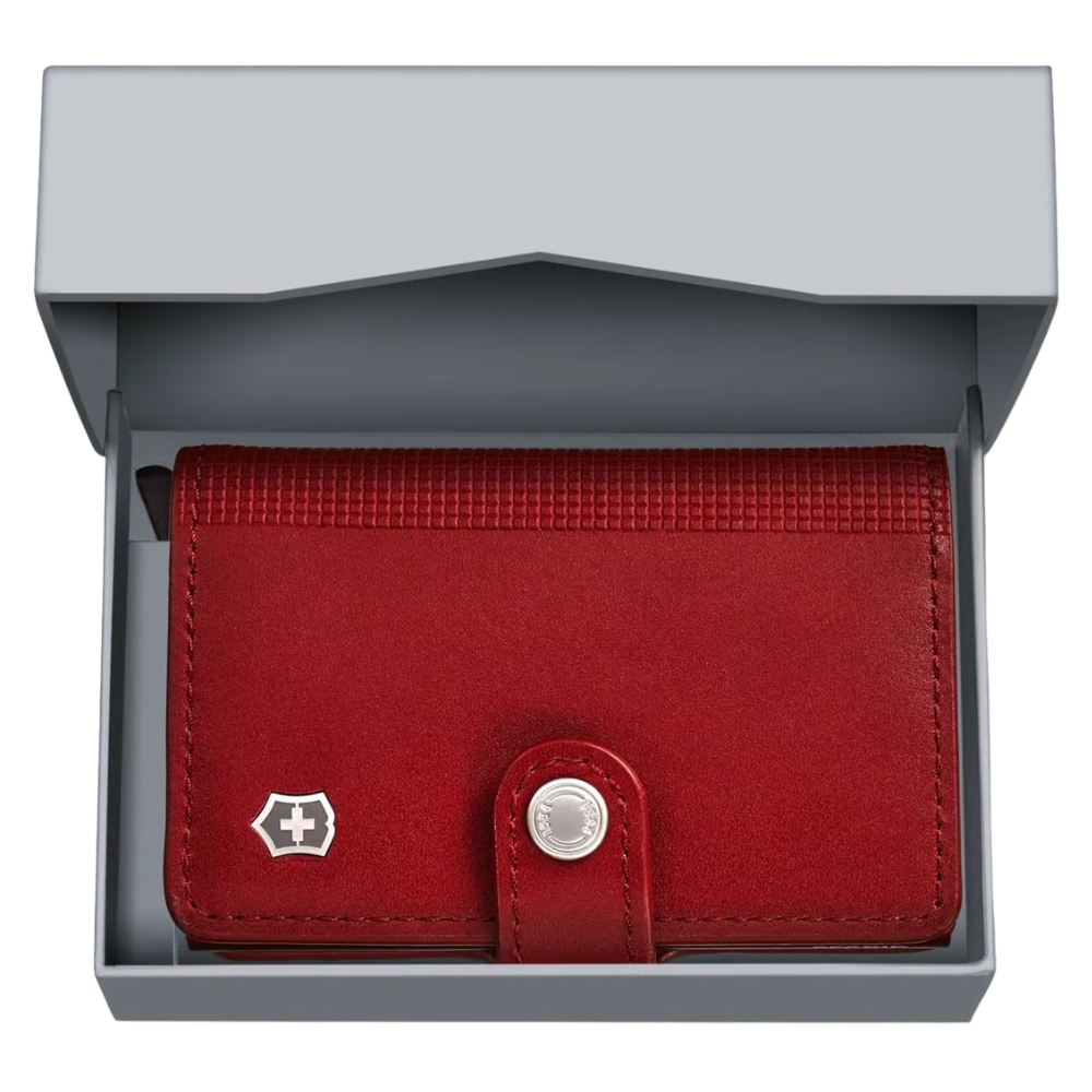 Tarjetero y Billetera Victorinox 612680 Altius Secrid Leather Rojo