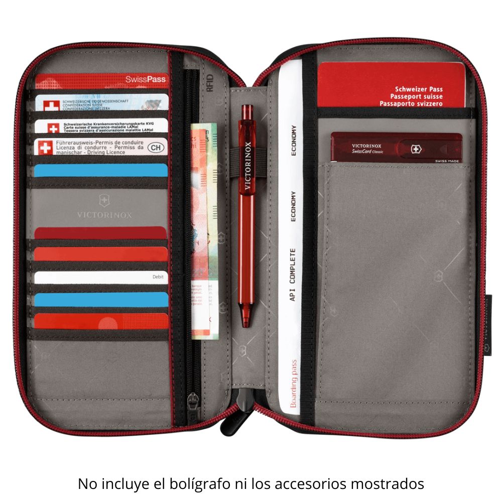 653371_3 Maletín Victorinox Organizador Para Viaje Travel Essentials Negro con RFID 653371