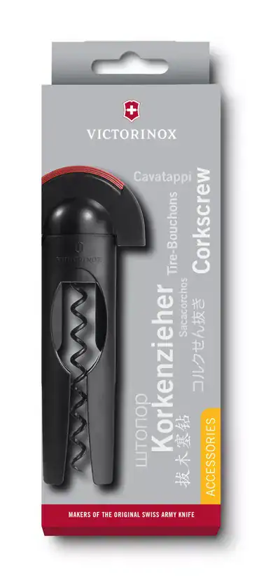 SACACORCHOS VICTORINOX 7.6924 NEGRO ROJO