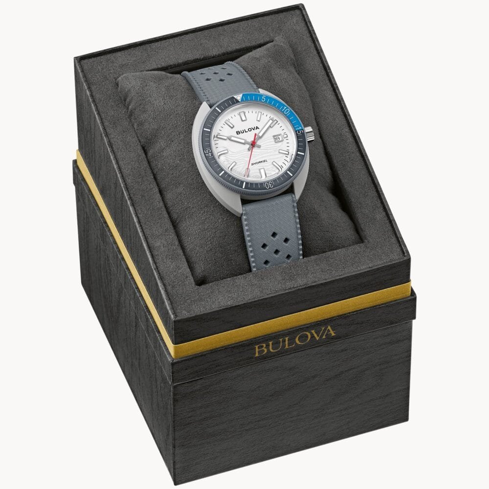 RELOJ BULOVA 98B449 SNORKEL TIBURÓN BLANCO