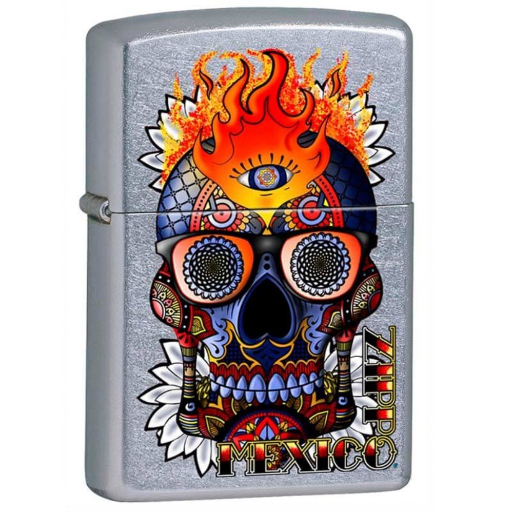 Encendedor Zippo Diseña Tu Mexico MZ207-MEX02 Dia De Muertos