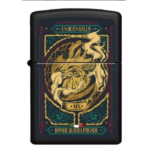 MZ218-MEX24 Encendedor Zippo Diseña Tu Mexico MZ218-MEX24 Un Buen Gallo
