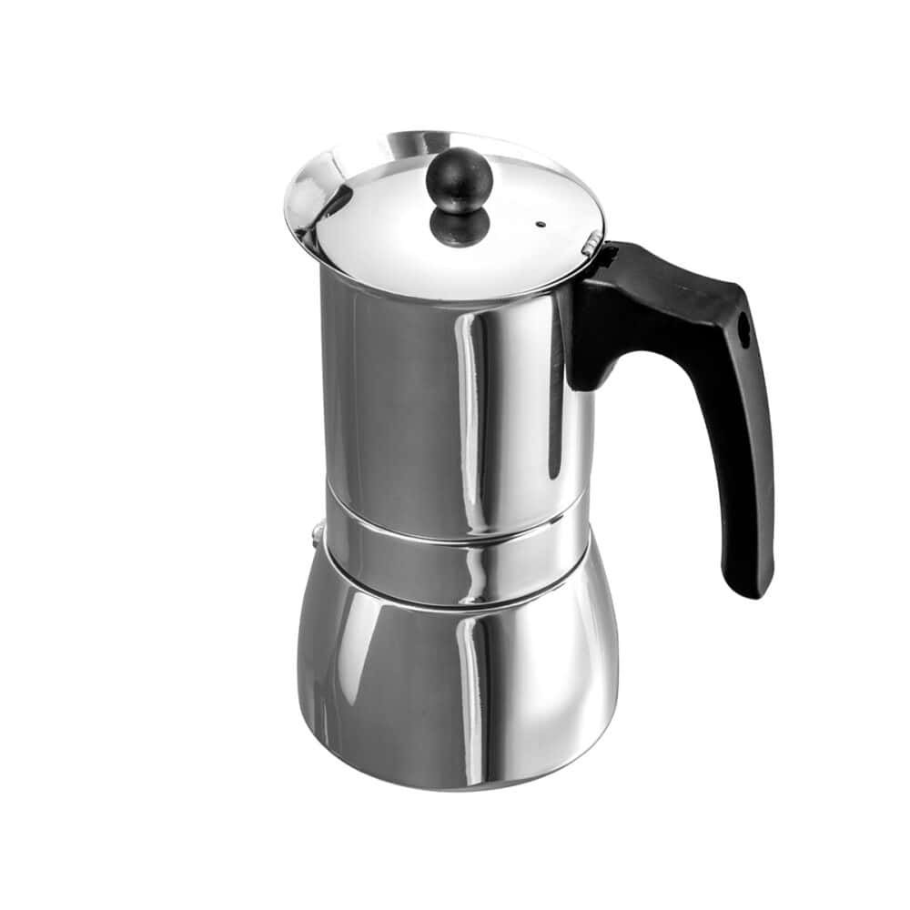 CAFETERA ITALIANA 10 TAZAS PRISMA MOKA ACERO INOXIDABLE MAGEFESA