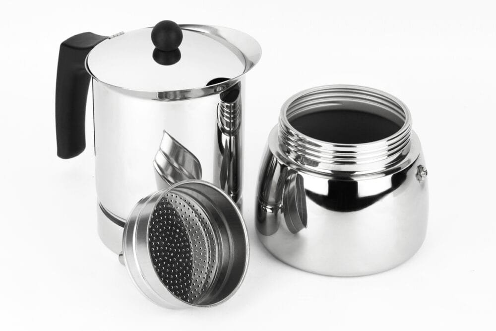 CAFETERA ITALIANA 10 TAZAS PRISMA MOKA ACERO INOXIDABLE MAGEFESA