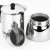 CAFETERA ITALIANA 10 TAZAS PRISMA MOKA ACERO INOXIDABLE MAGEFESA
