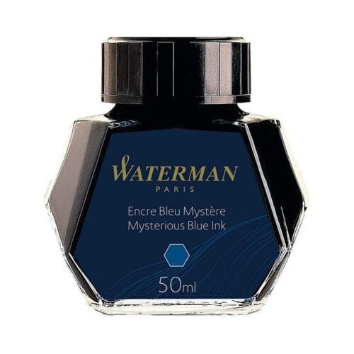 Tinta para Pluma Fuente Waterman S0110790 Azul-Negro