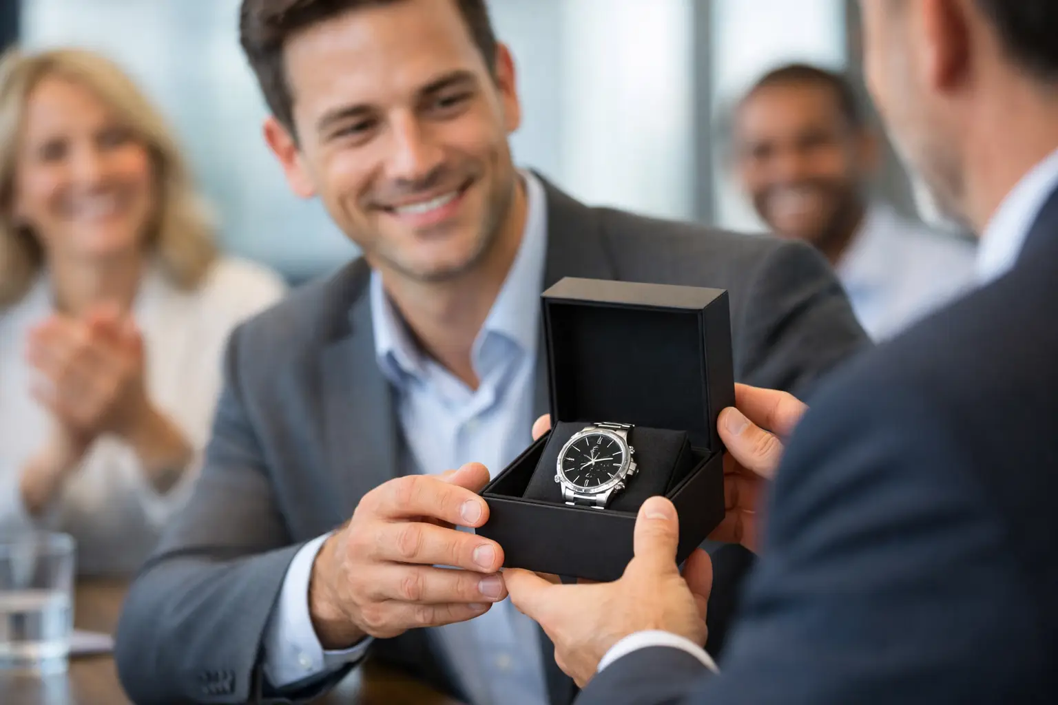 Reconocimientos con reloj corporativo: cuándo sí